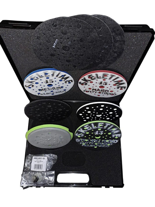ABXX.0148.06 Skeletime Kit D.148 Professional 8mm (Electric Sander) + FREE backing pad Totem ABX.0148.19